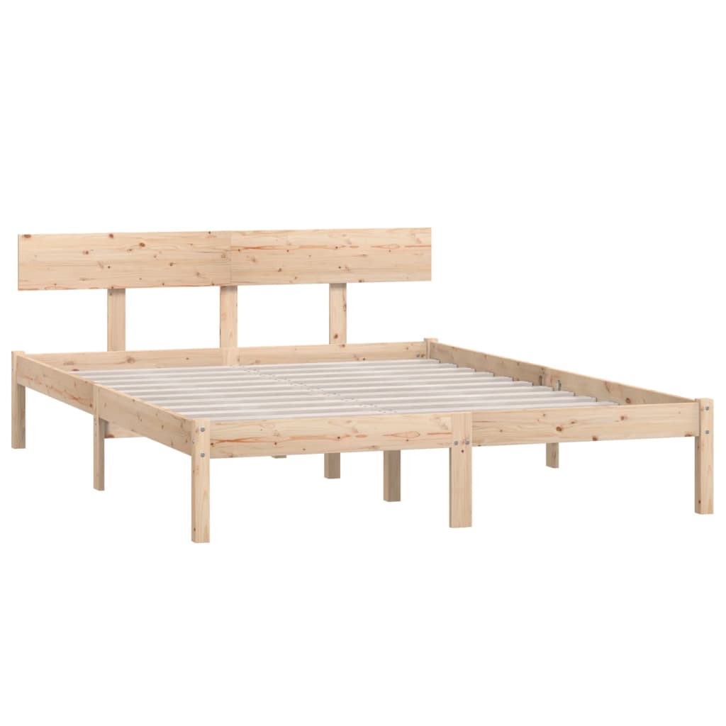 Bedframe massief hout 120x190 cm