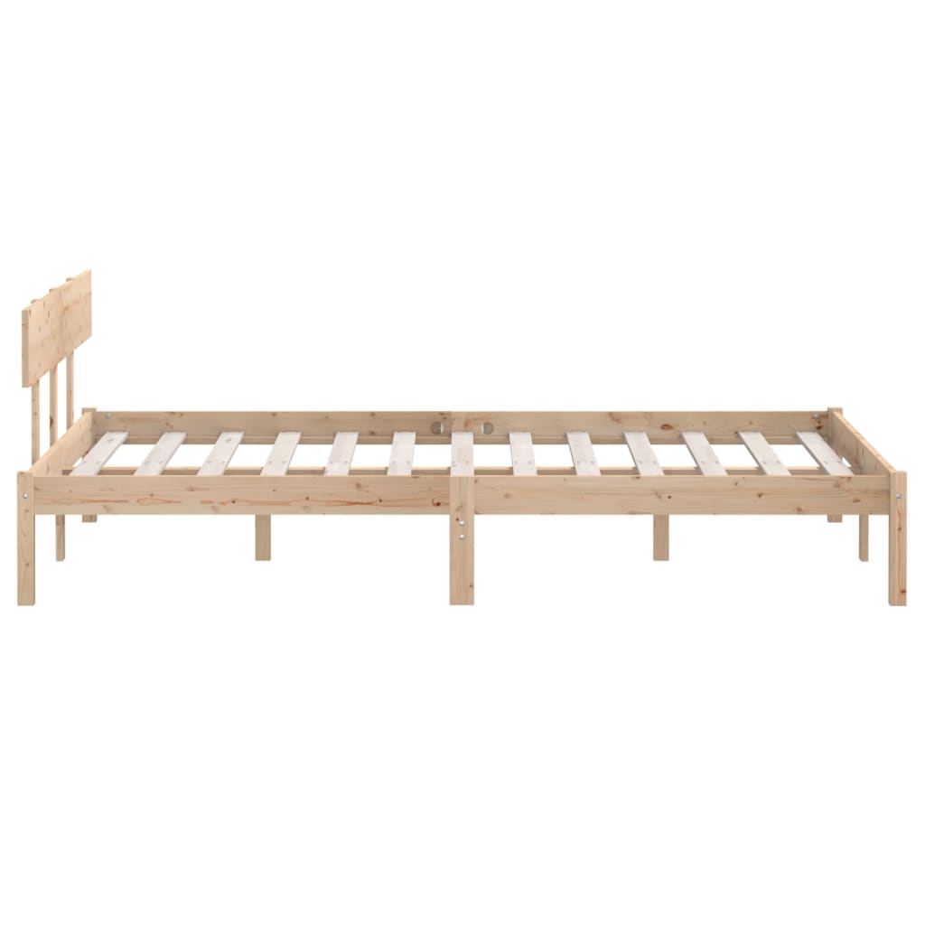 Bedframe massief hout 120x190 cm