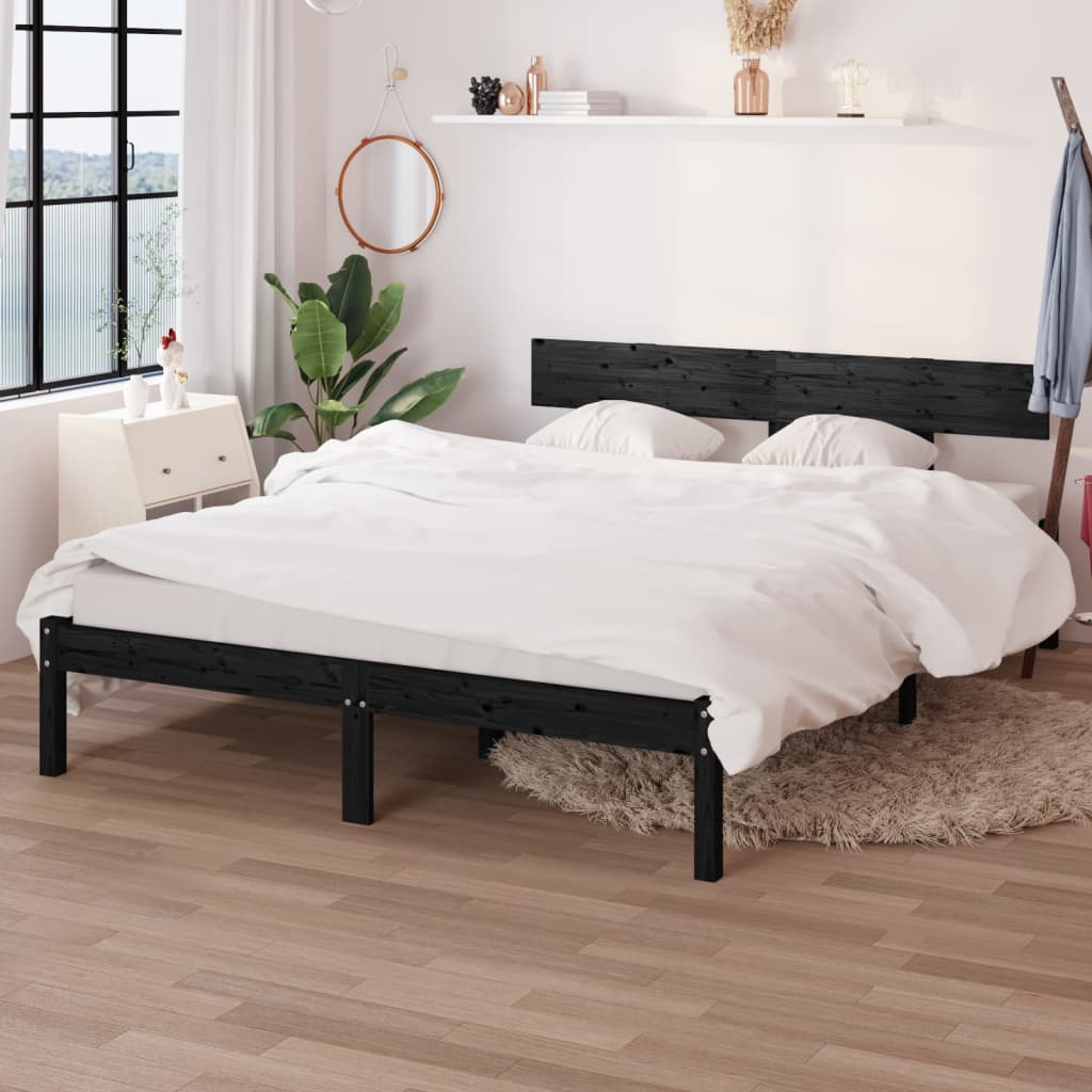 Bedframe massief hout 120x190 cm