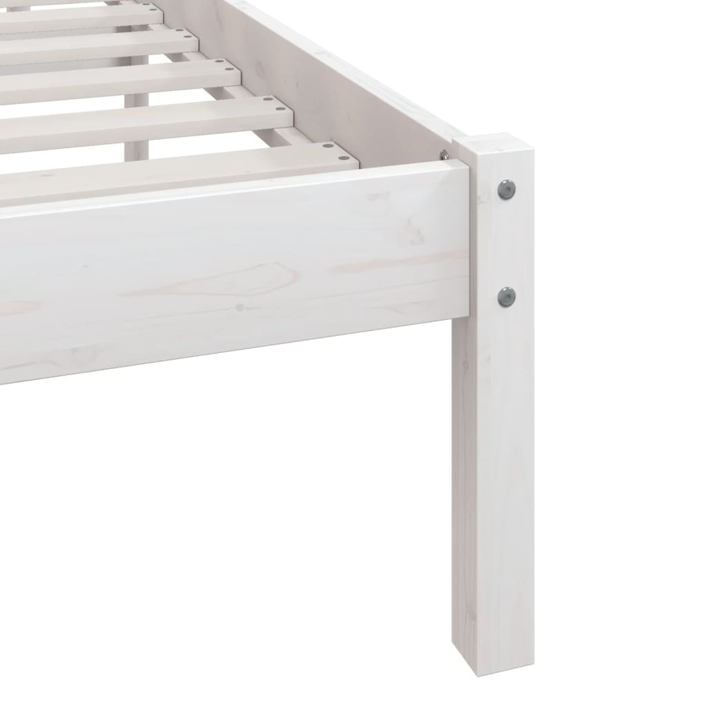 Bedframe massief hout 120x190 cm