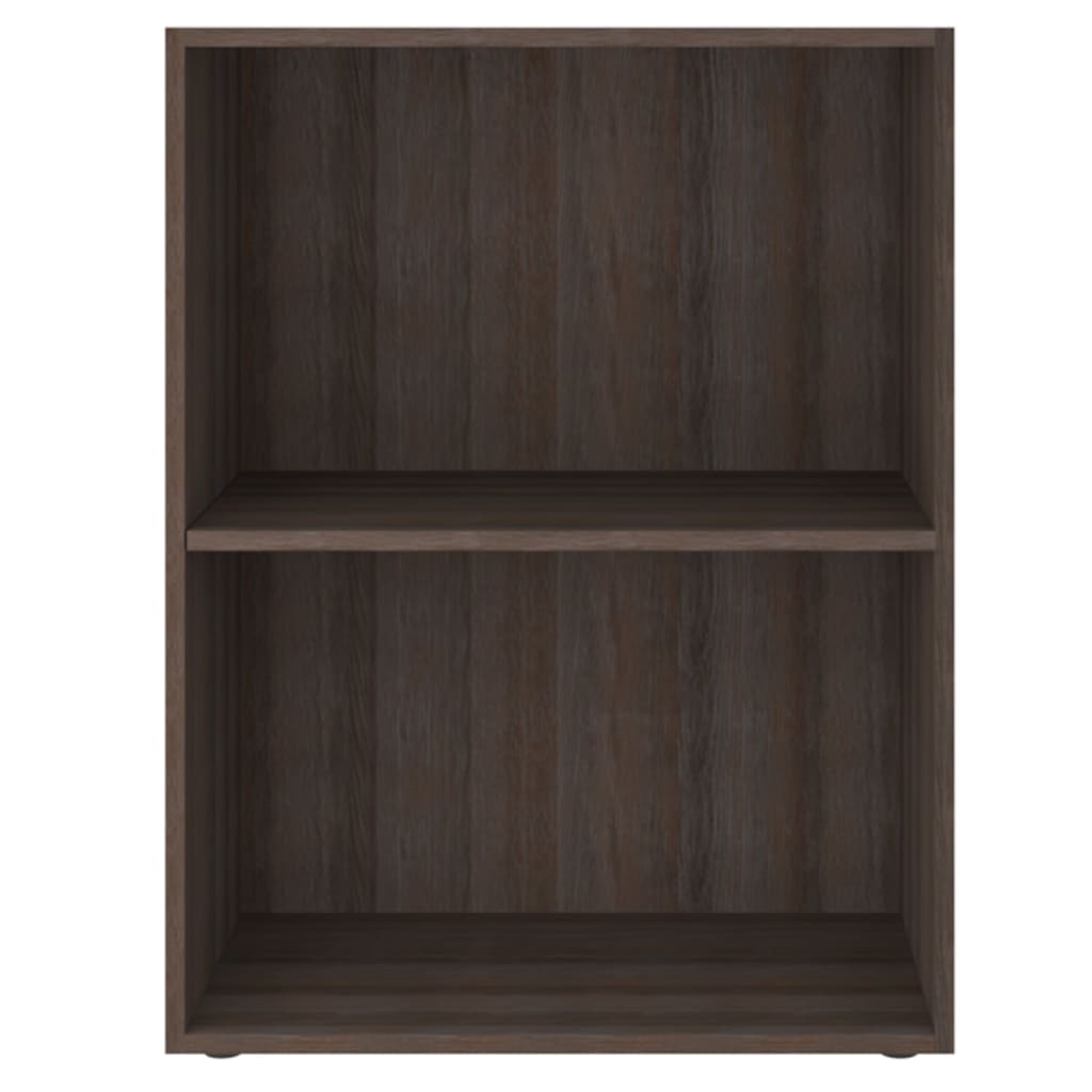 Boekenkast 60x31x78 cm bewerkt hout eikenkleurig