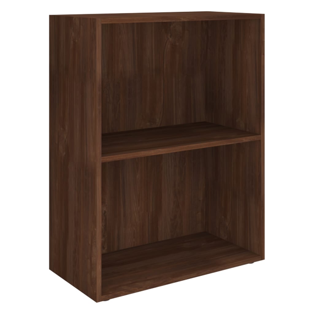 Boekenkast 60x31x78 cm bewerkt hout eikenkleurig