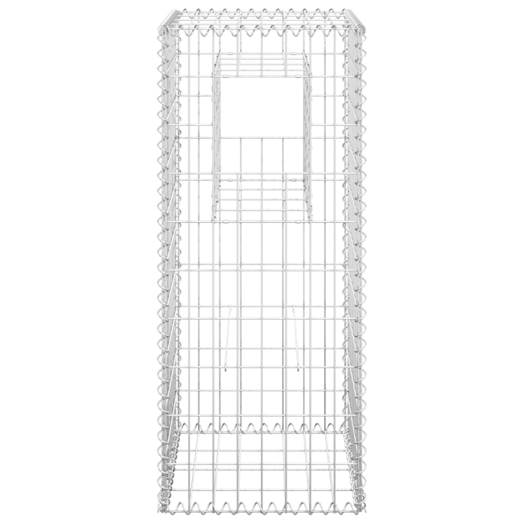 Schanskorf palen 2 st 40x40x140 cm ijzer