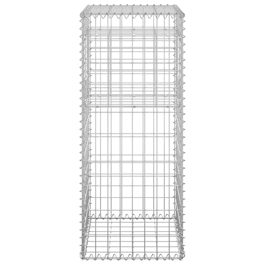 Schanskorf palen 2 st 40x40x140 cm ijzer