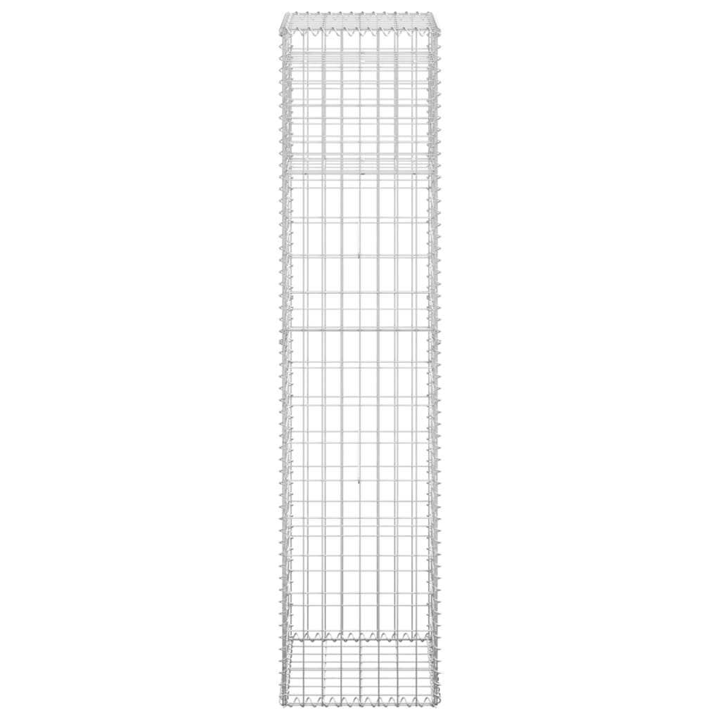 Schanskorf palen 2 st 40x40x140 cm ijzer