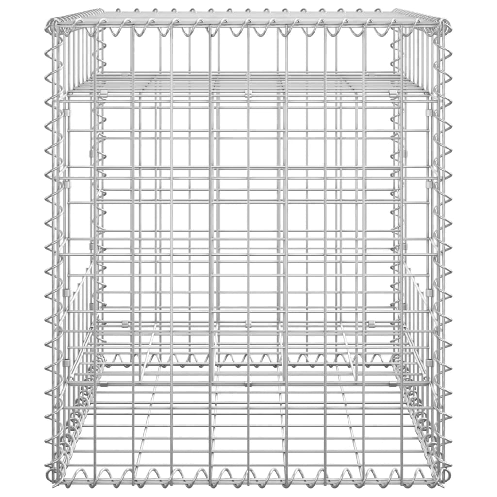 Schanskorf palen 2 st 40x40x140 cm ijzer