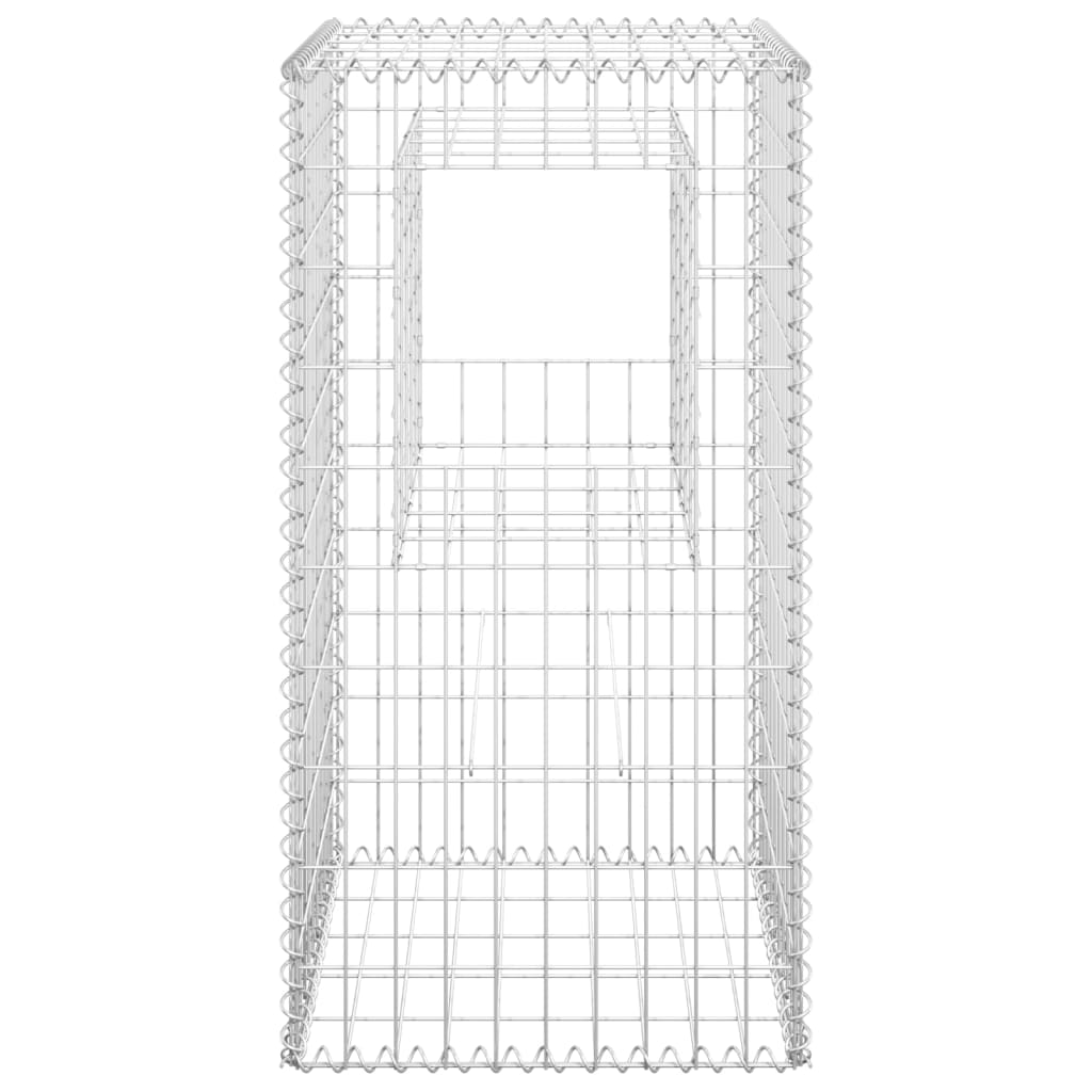 Schanskorf palen 2 st 40x40x140 cm ijzer