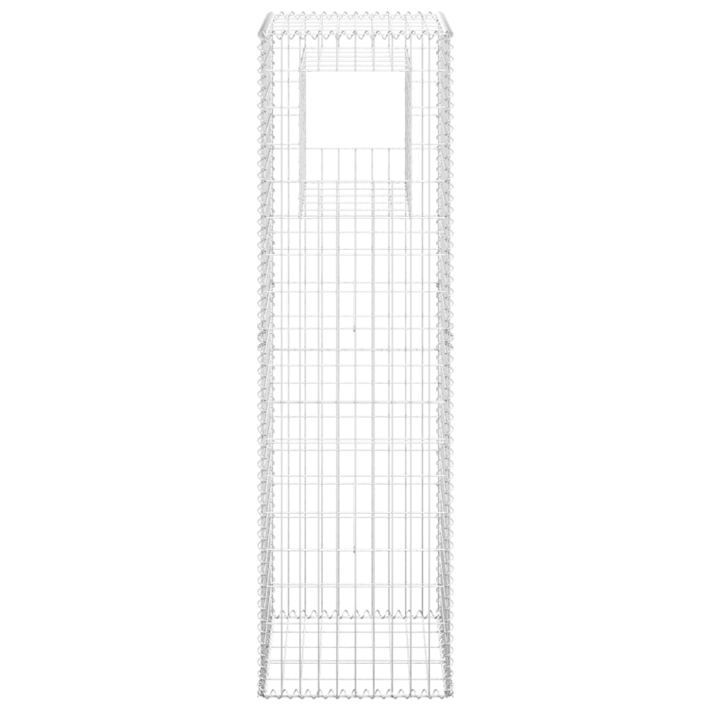 Schanskorf palen 2 st 40x40x140 cm ijzer