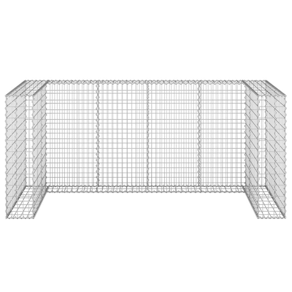 Schanskorf voor containers 254x100x110 cm gegalvaniseerd staal