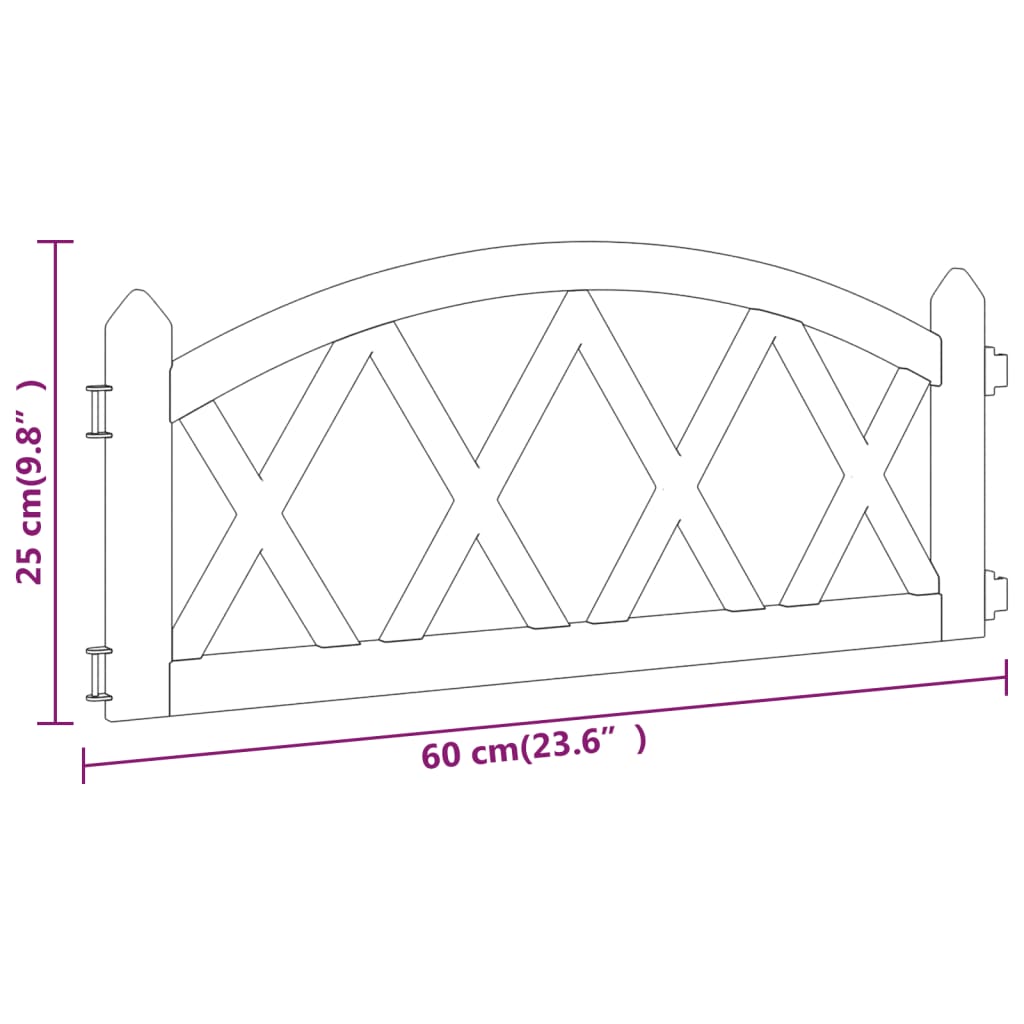 Gazonranden 17 st 10 m polypropeen