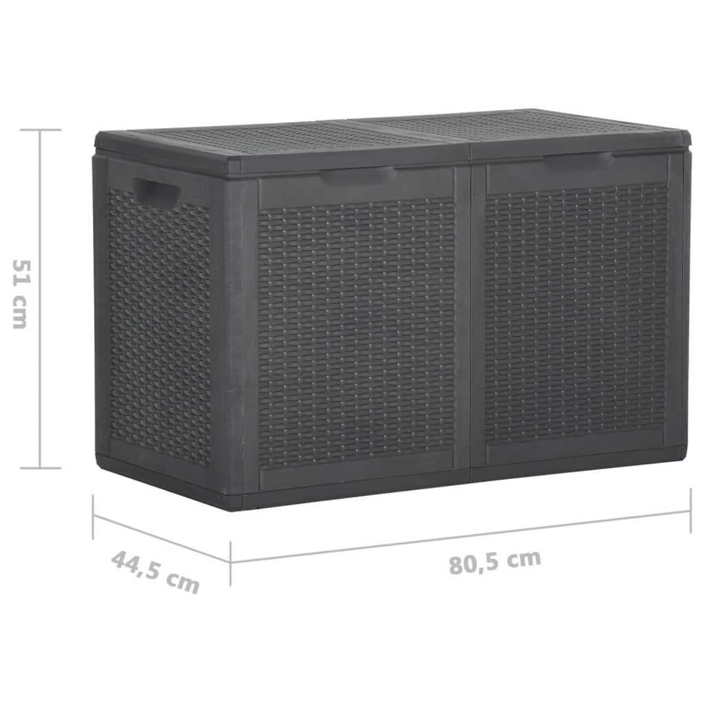 Tuinbox 270 L PP rattan