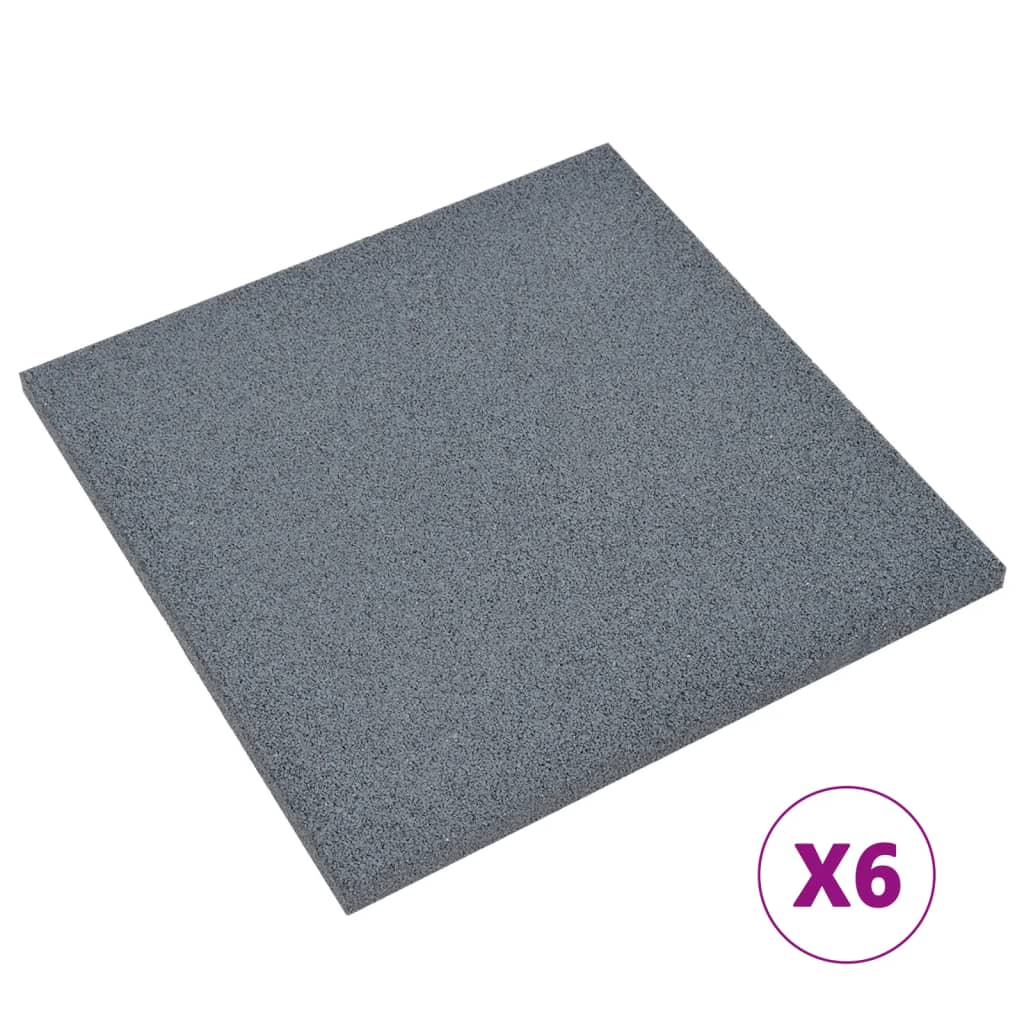 Valtegels 18 st 50x50x3 cm rubber