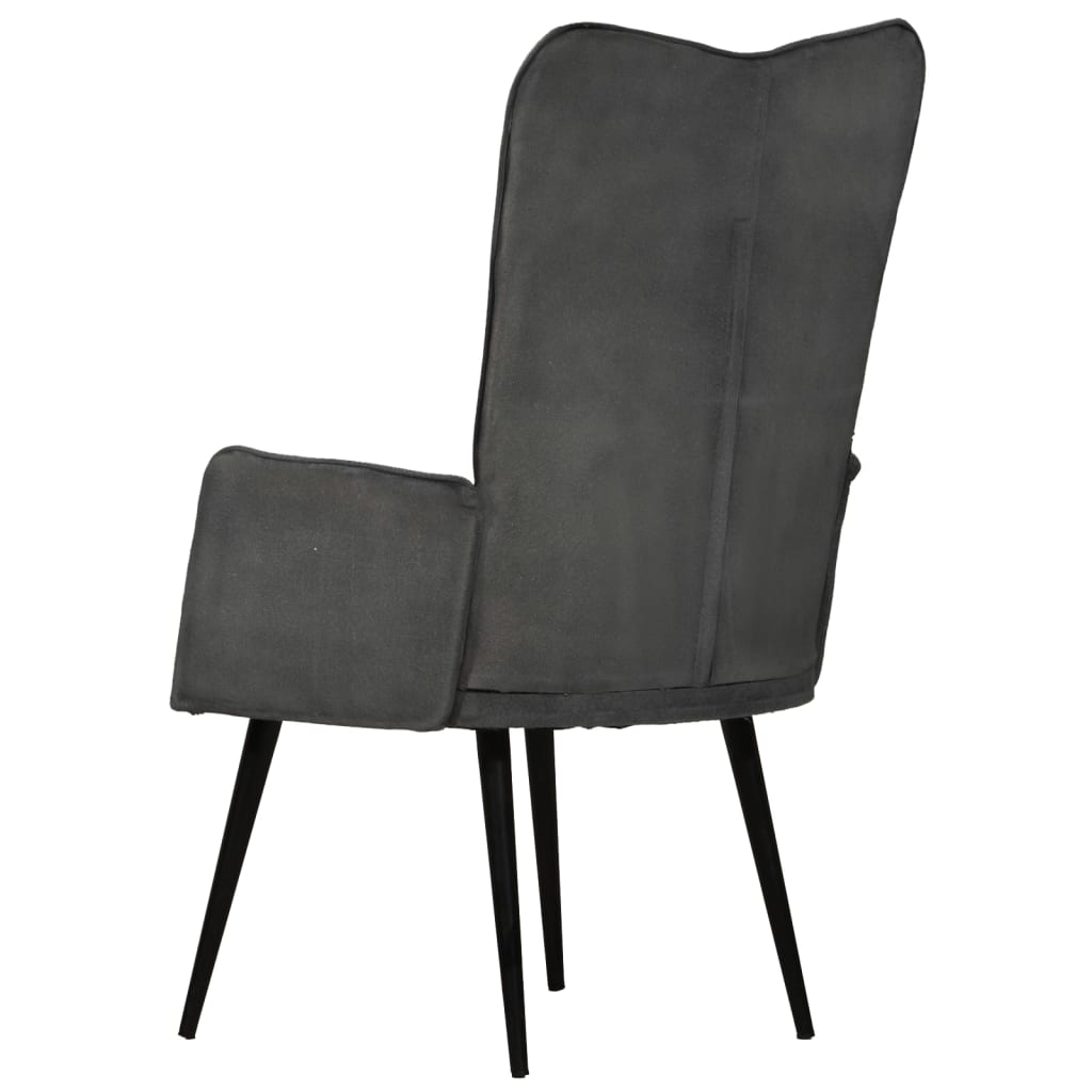 Fauteuil echt leer