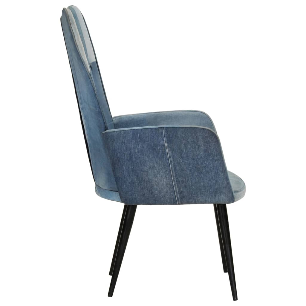 Fauteuil echt leer