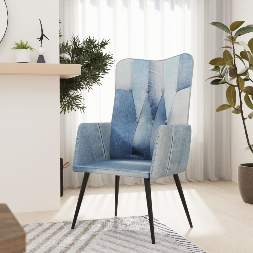 Fauteuil echt leer