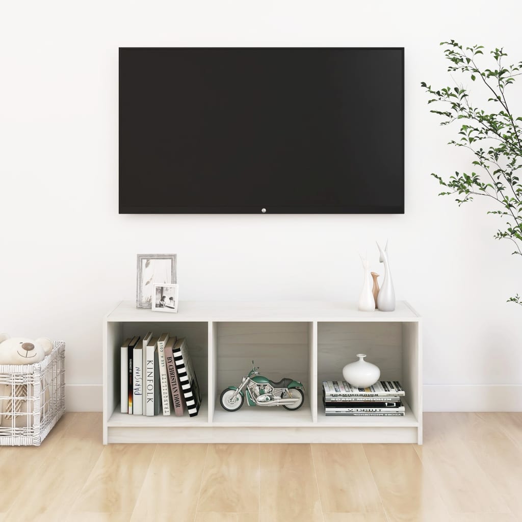 Tv-meubel 104x33x41 cm massief grenenhout