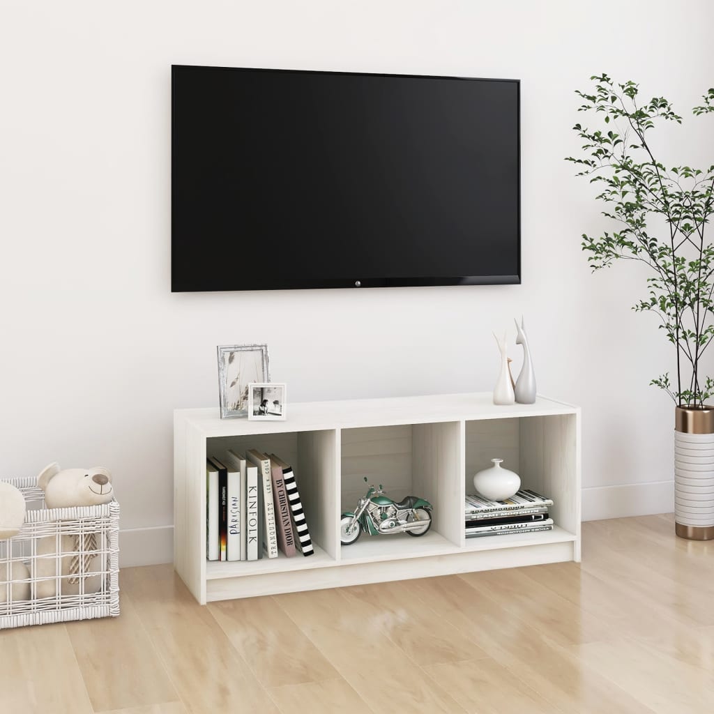 Tv-meubel 104x33x41 cm massief grenenhout