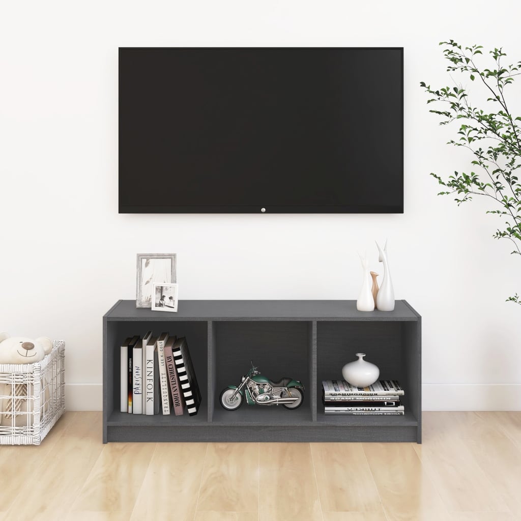 Tv-meubel 104x33x41 cm massief grenenhout