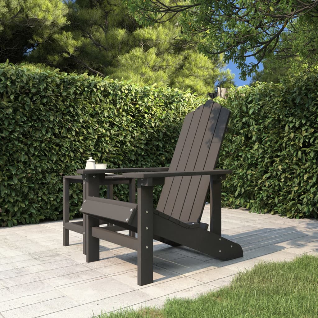 Tuinstoel Adirondack met tafel HDPE