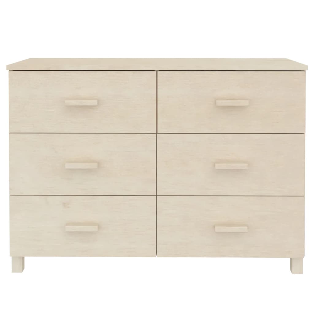 Dressoir HAMAR 113x40x80 cm massief grenenhout