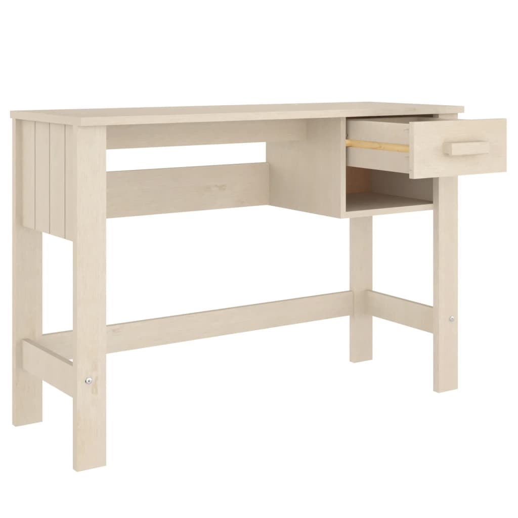 Bureau HAMAR 110x40x75 cm massief grenenhout