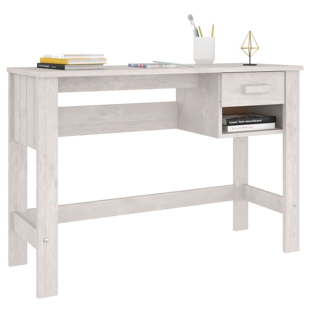 Bureau HAMAR 110x40x75 cm massief grenenhout