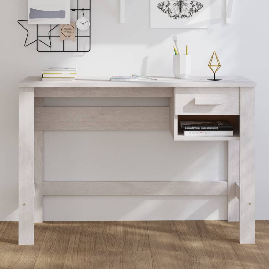 Bureau HAMAR 110x40x75 cm massief grenenhout