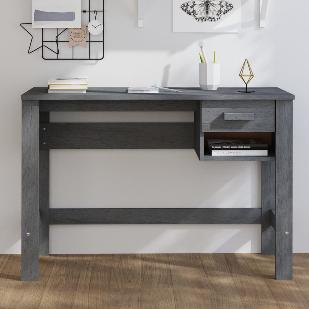 Bureau HAMAR 110x40x75 cm massief grenenhout