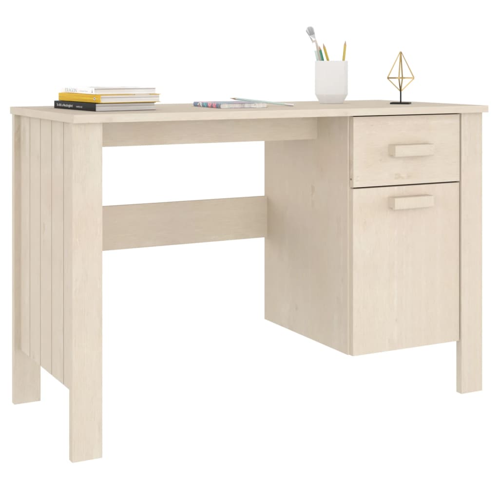 Bureau HAMAR 113x50x75 cm massief grenenhout