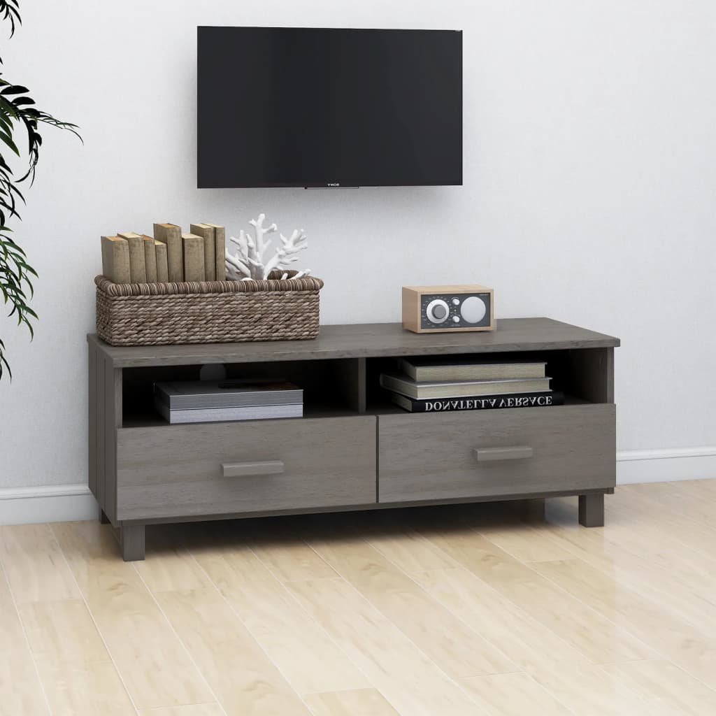 Tv-meubel HAMAR 106x40x40 cm massief grenenhout