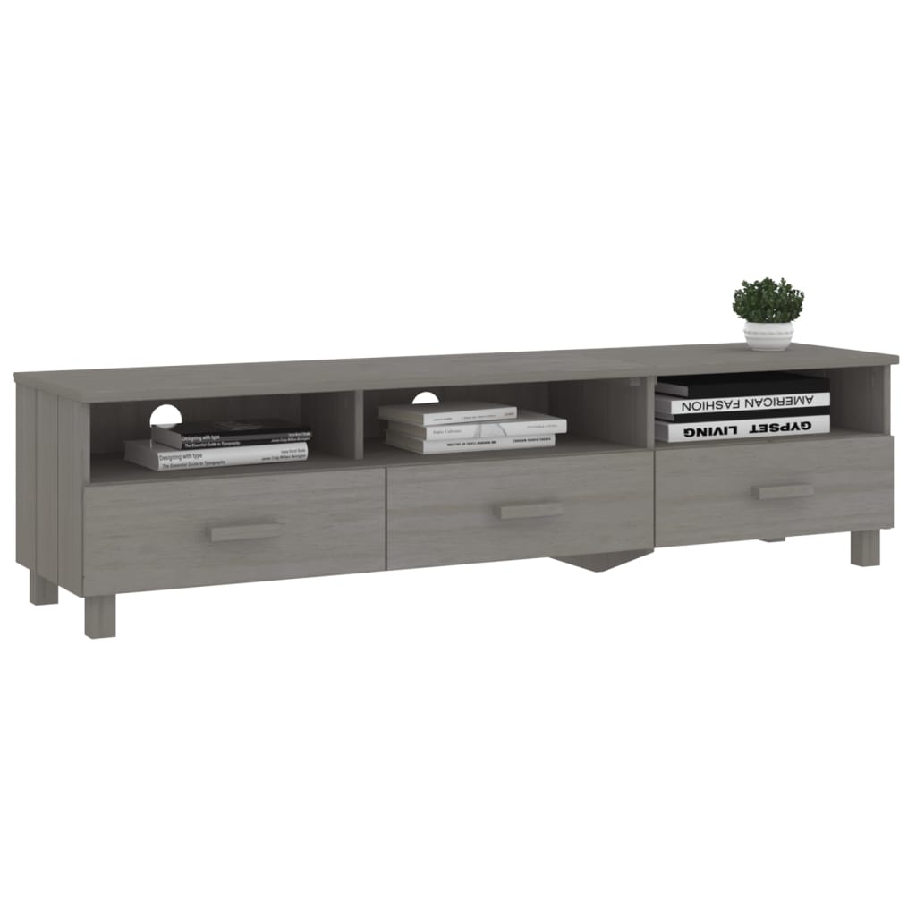 Tv-meubel HAMAR 158x40x40 cm massief grenenhout