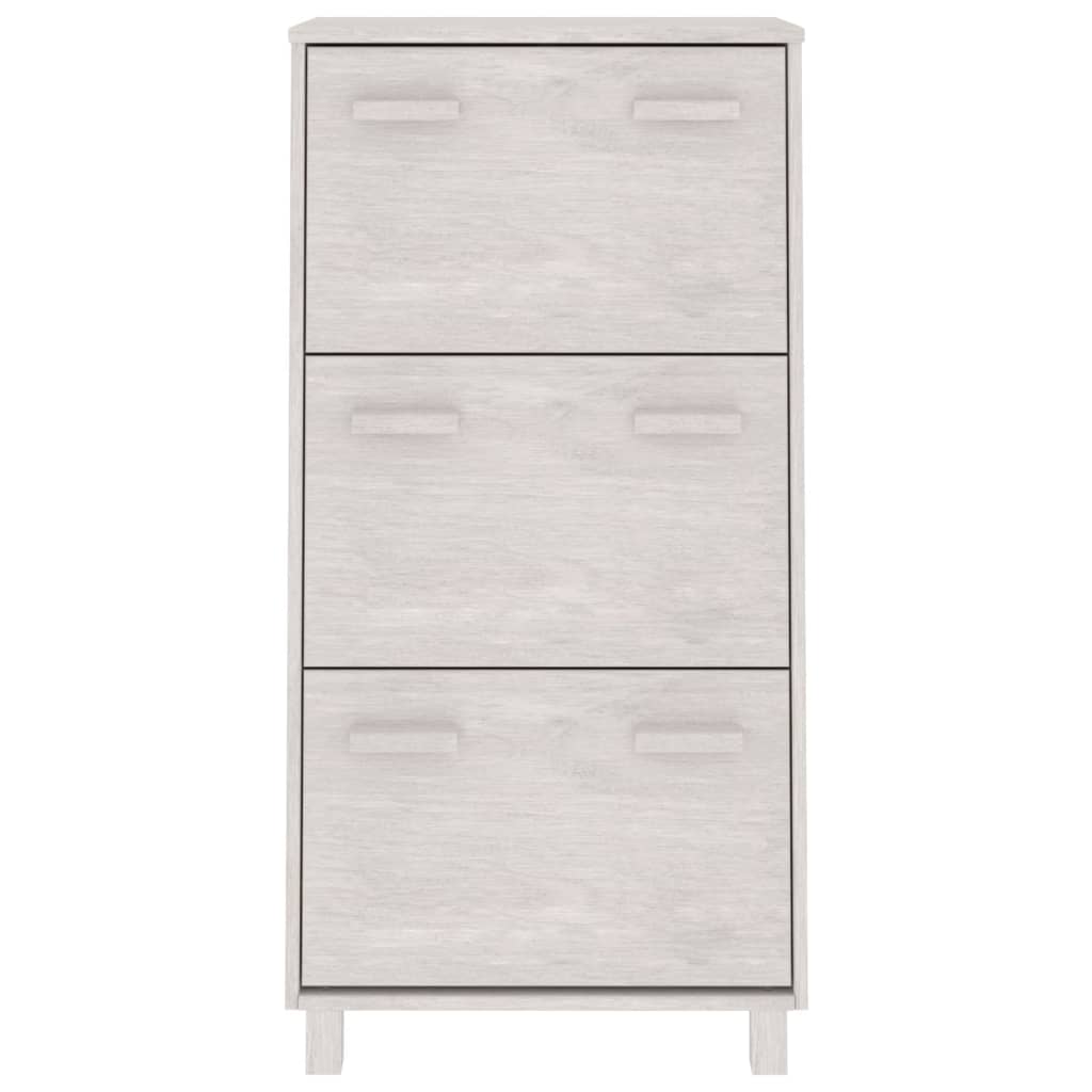 Schoenenkast HAMAR 59,5x35x117 cm massief grenenhout