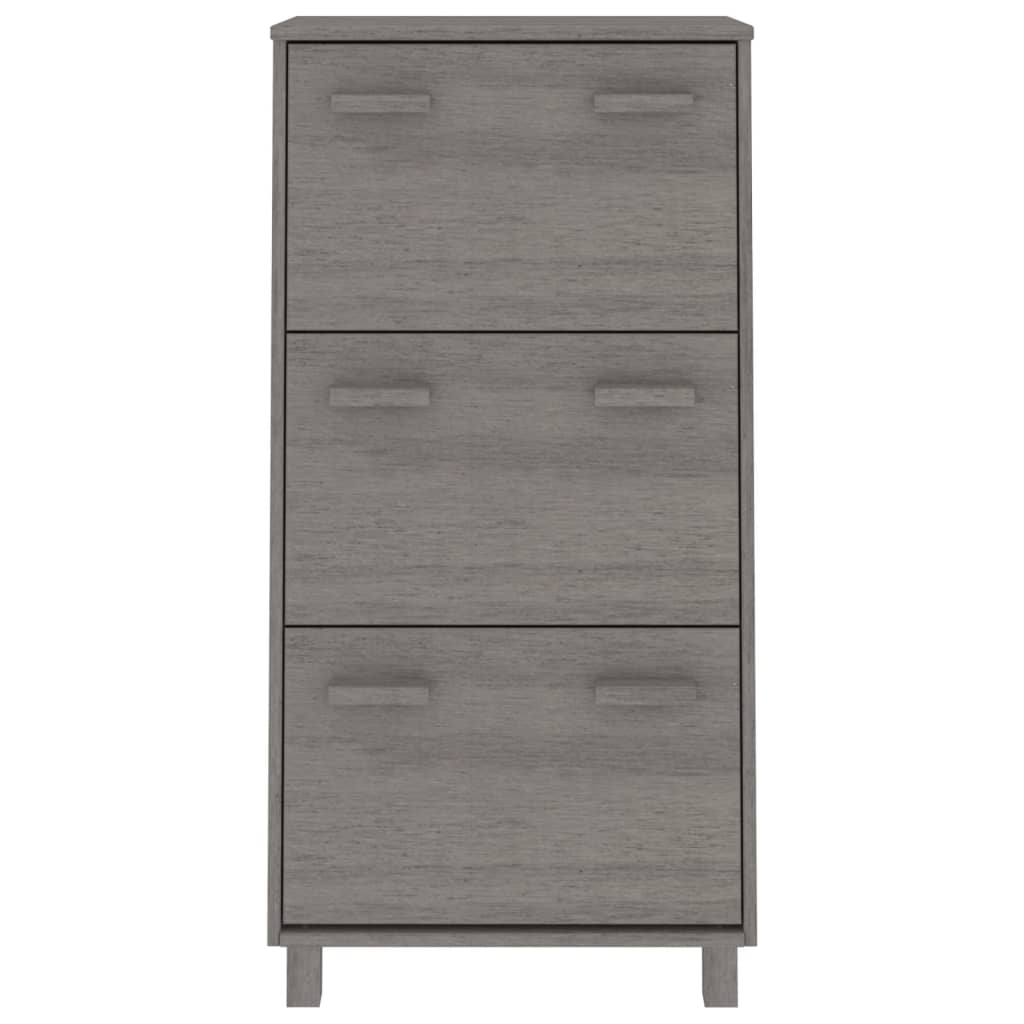 Schoenenkast HAMAR 59,5x35x117 cm massief grenenhout