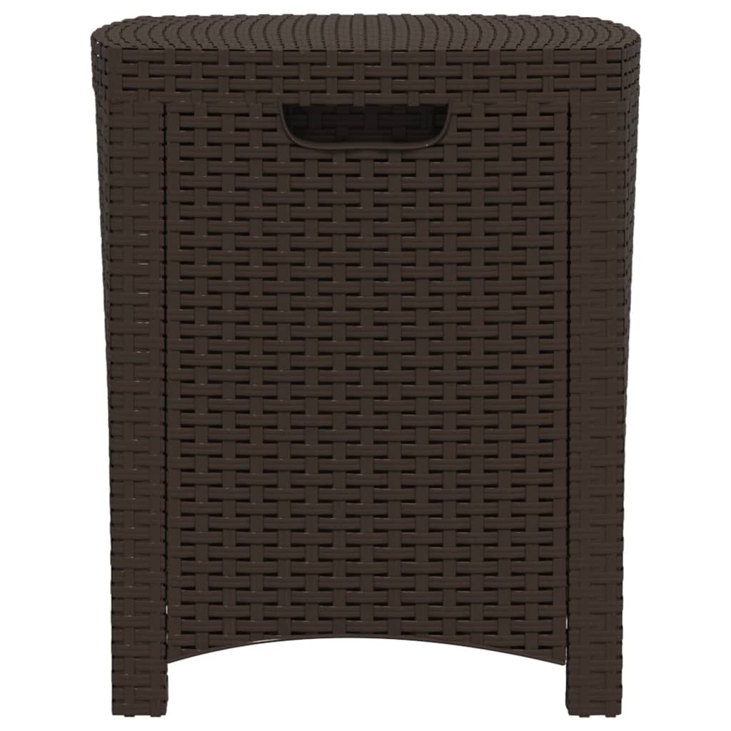 Tuinbox 39x39x46 cm PP rattan