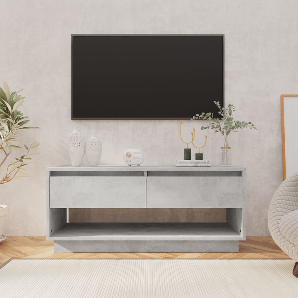 Tv-meubel 102x41x44 cm bewerkt hout