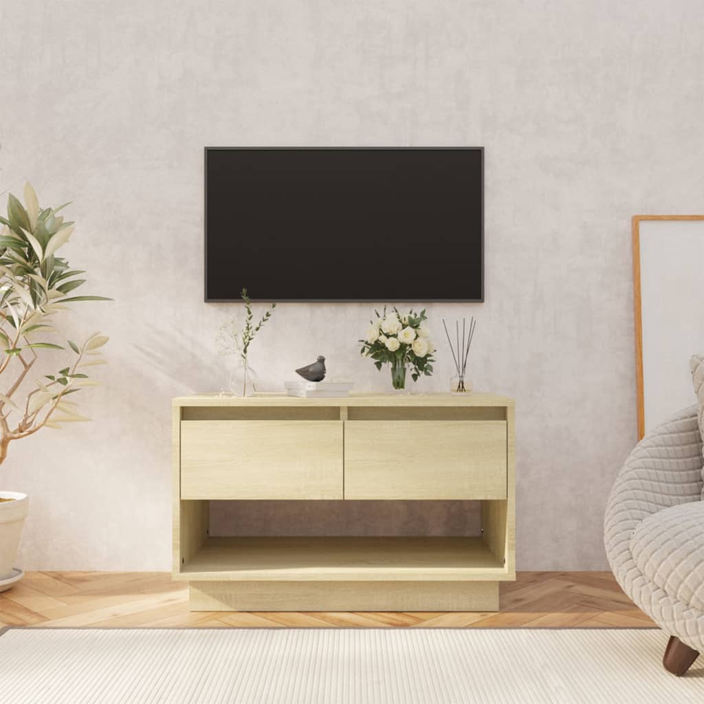 Tv-meubel 70x41x44 cm bewerkt hout