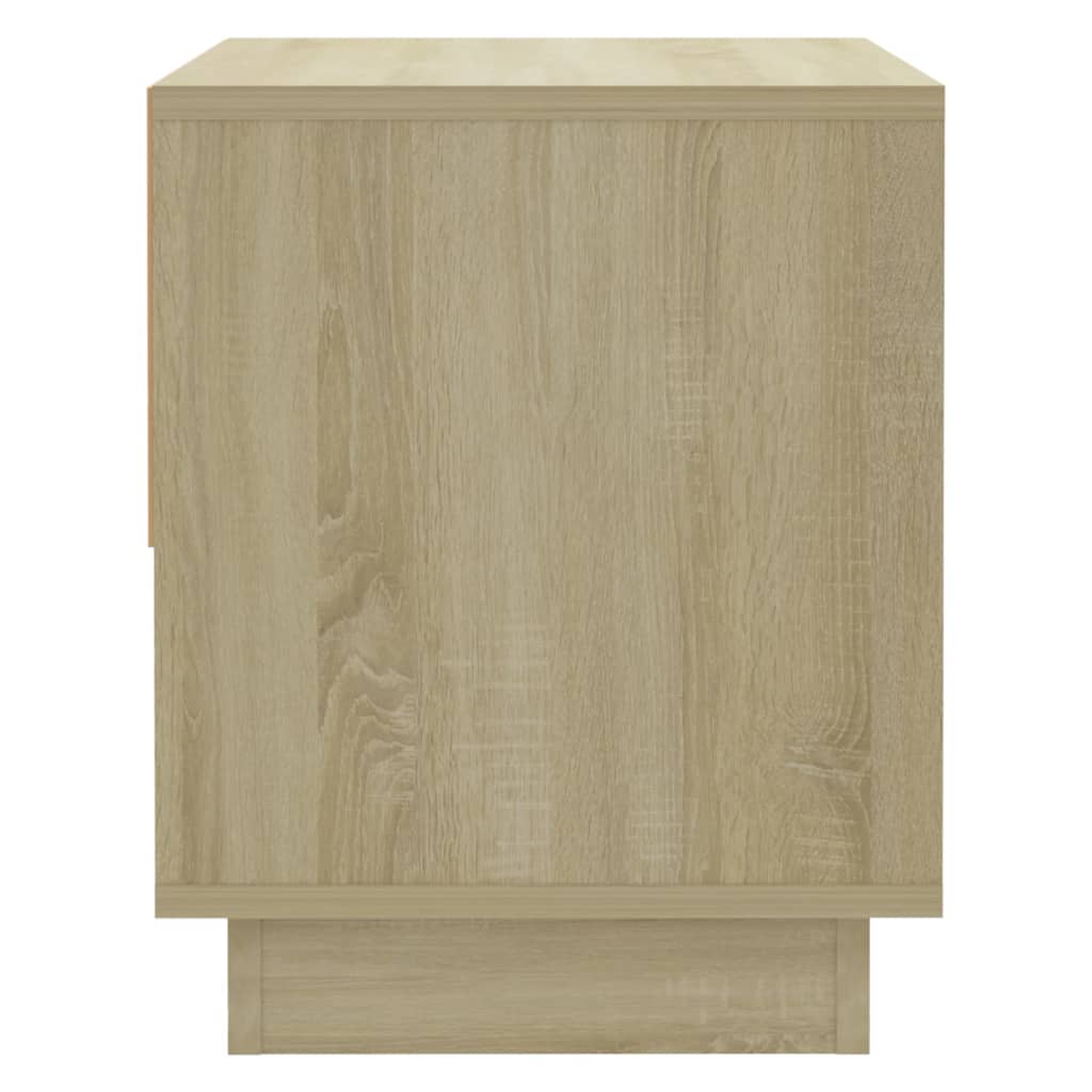 Nachtkastjes 2 st 45x34x44 cm bewerkt hout