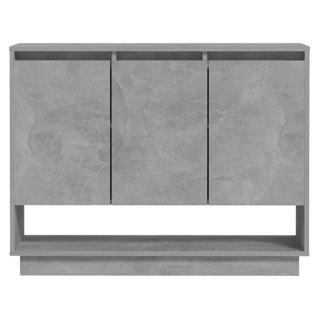 Dressoir 97x31x75 cm bewerkt hout eikenkleurig