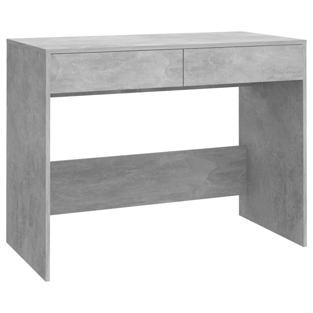 Bureau 101x50x76,5 cm bewerkt hout eikenkleurig