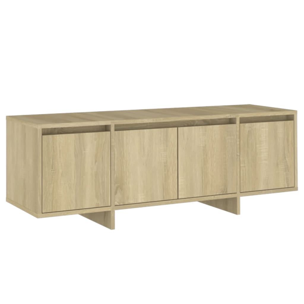 Tv-meubel 120x30x40,5 cm bewerkt hout eikenkleurig