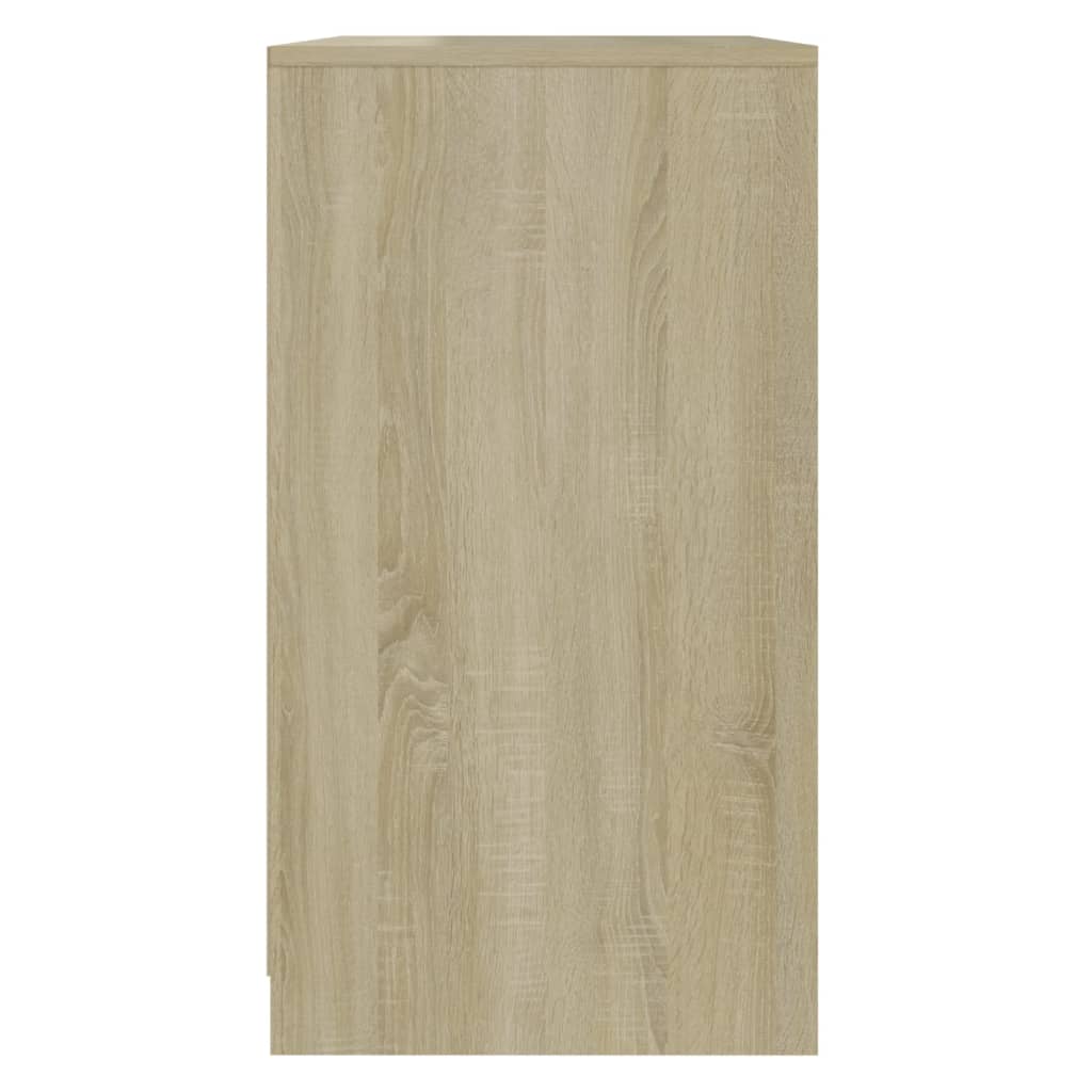 Dressoir 70x40,5x75 cm bewerkt hout eikenkleurig