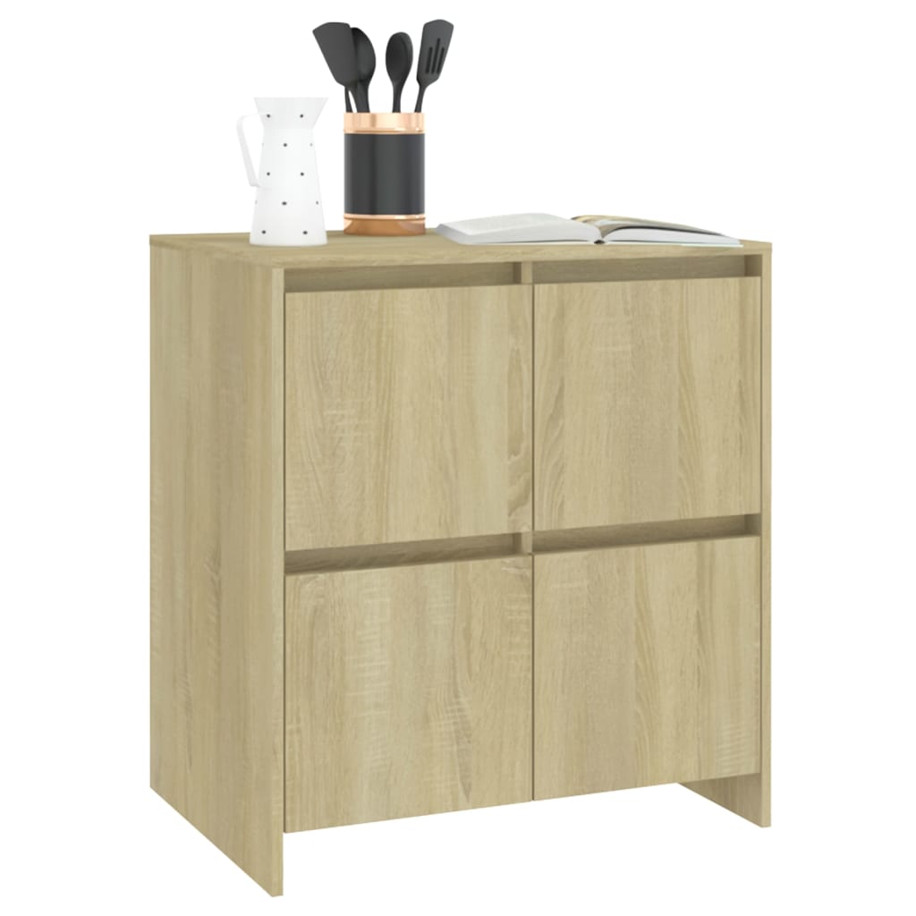 Dressoir 70x41x75 cm bewerkt hout