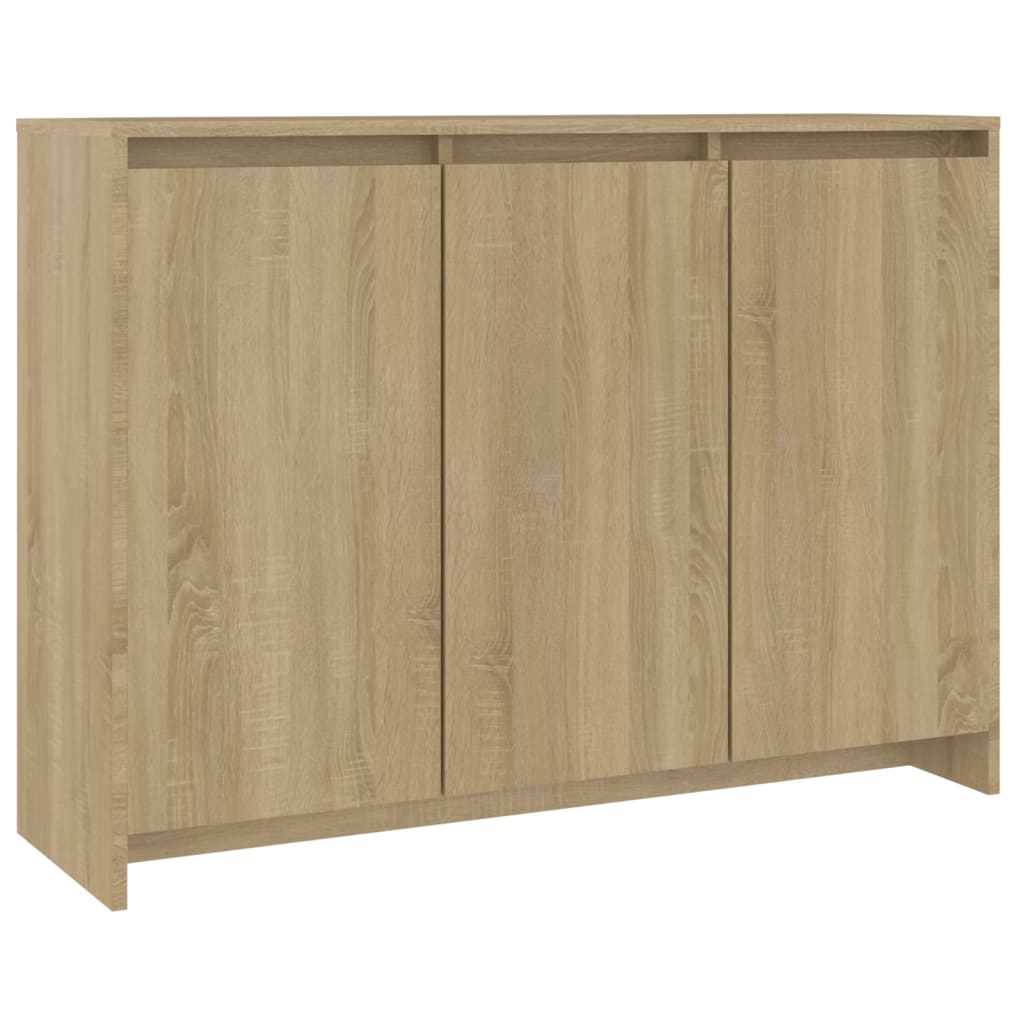 Dressoir 102x33x75 cm bewerkt hout