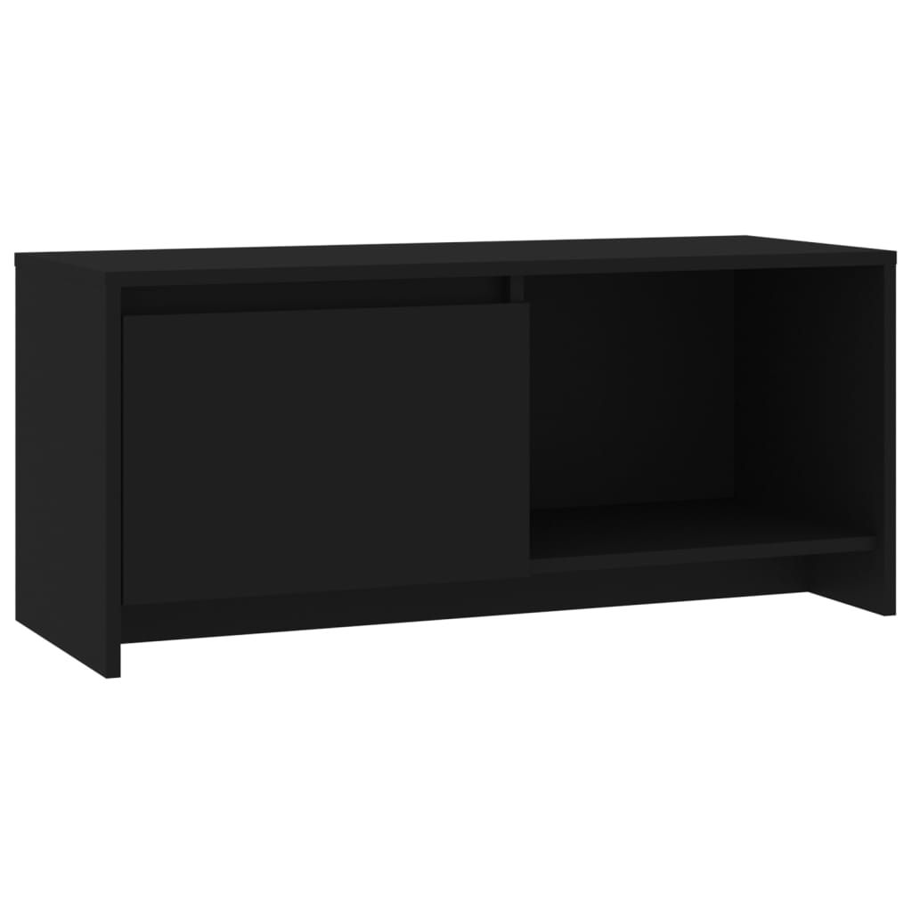 Tv-meubel 90x35x40 cm bewerkt hout eikenkleurig