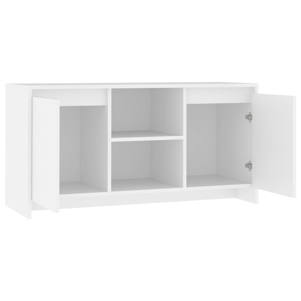 Tv-meubel 102x37,5x52,5 cm bewerkt hout eikenkleurig