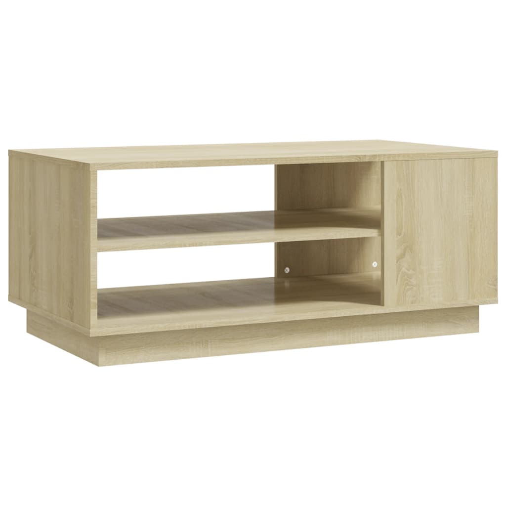 Salontafel 102x55x43 cm bewerkt hout