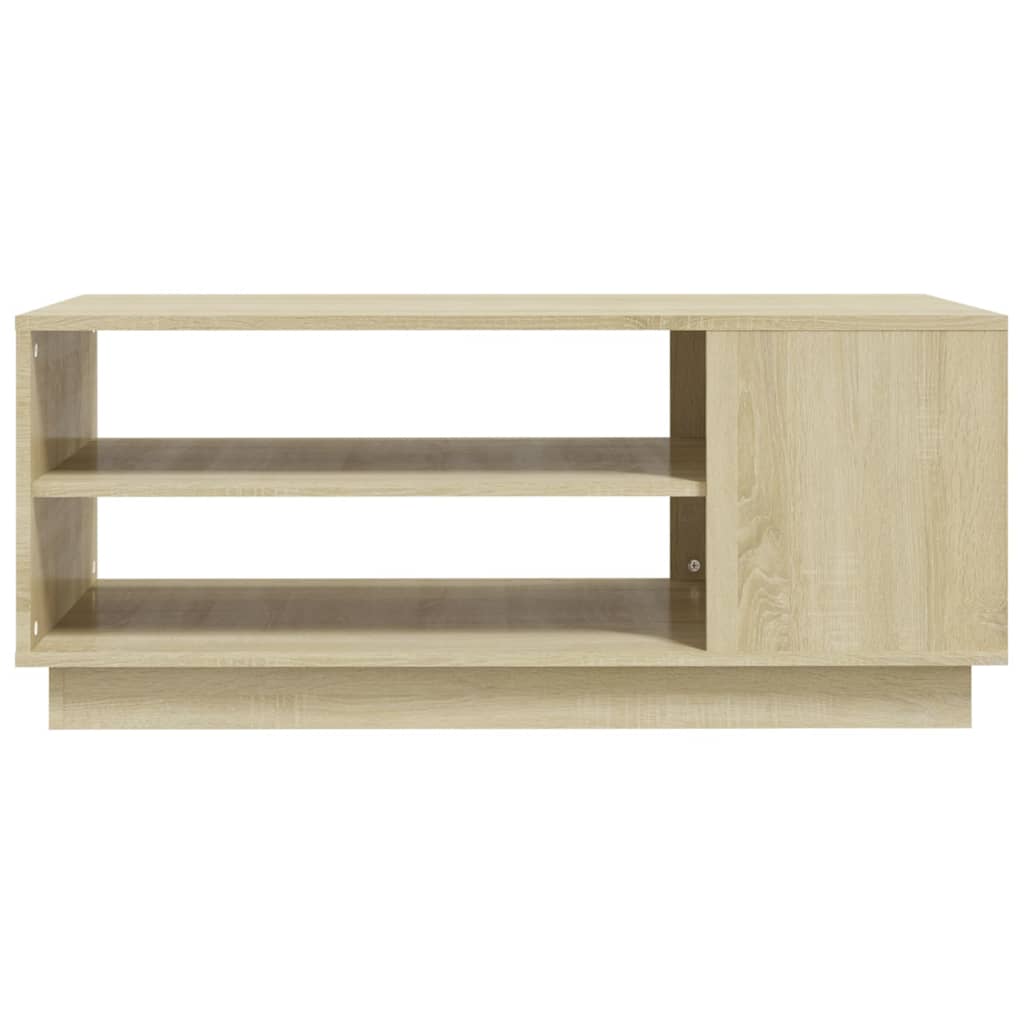 Salontafel 102x55x43 cm bewerkt hout