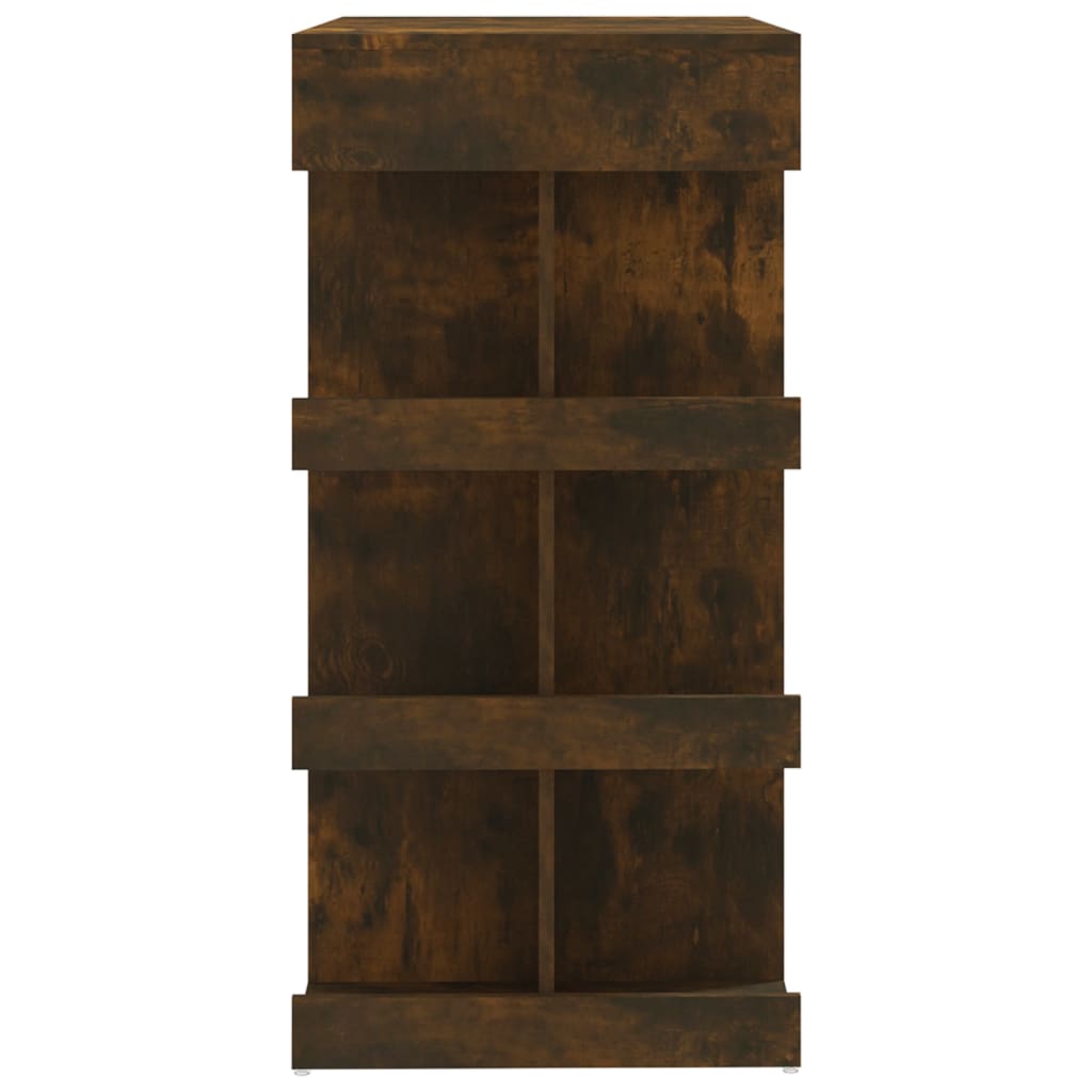 Bartafel met opbergrek 100x50x101,5 cm hout