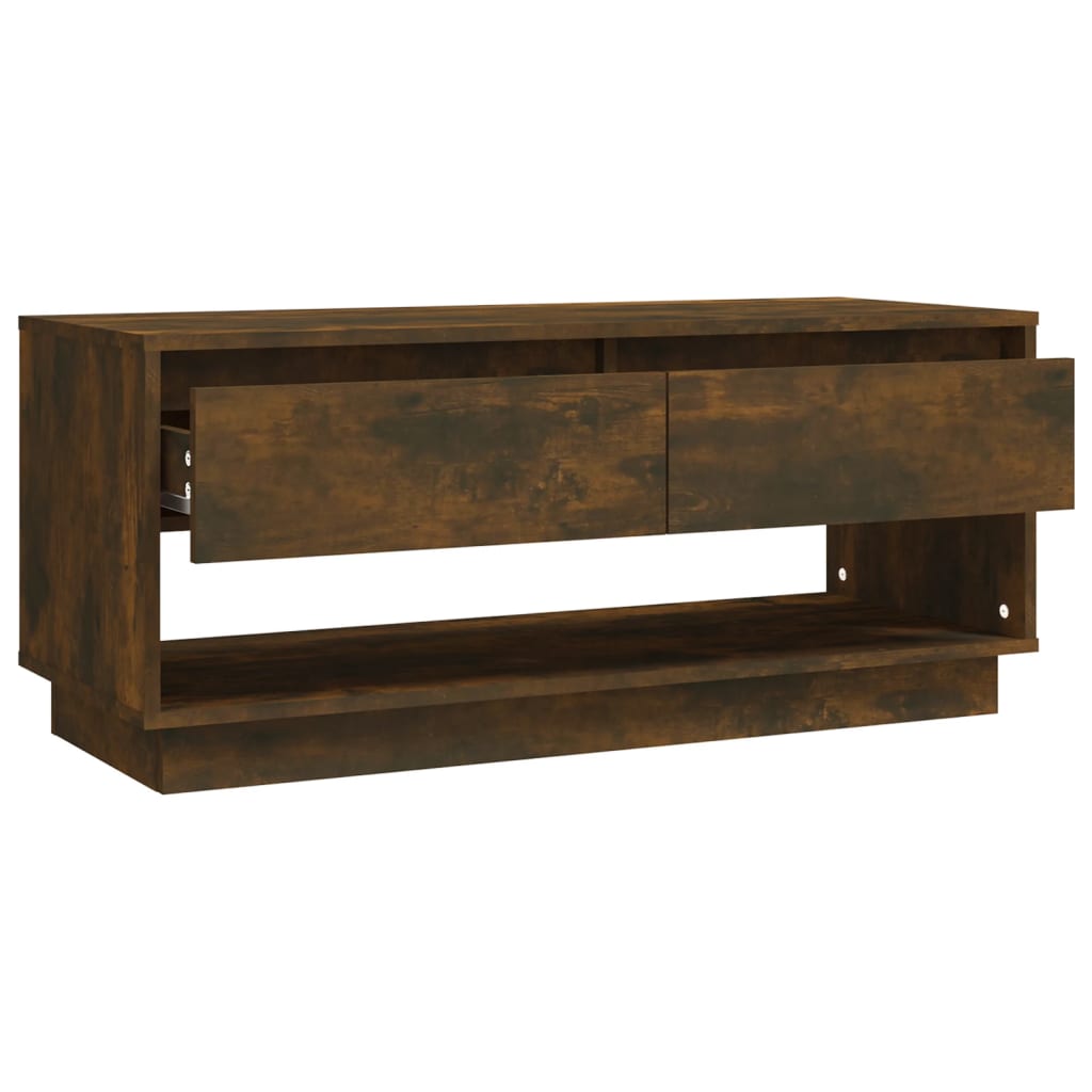 Tv-meubel 102x41x44 cm bewerkt hout