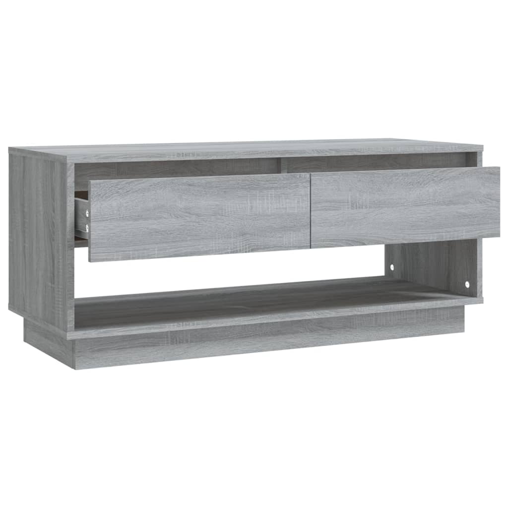 Tv-meubel 102x41x44 cm bewerkt hout